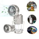 LumiFan SOLAR 3en1  (Lámpara+ Ventilador+ Cargador Portátil)