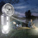 LumiFan SOLAR 3en1  (Lámpara+ Ventilador+ Cargador Portátil)