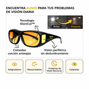 2x1 Anteojos Anti Encandilamiento Para Conducción Nocturna y De Dia